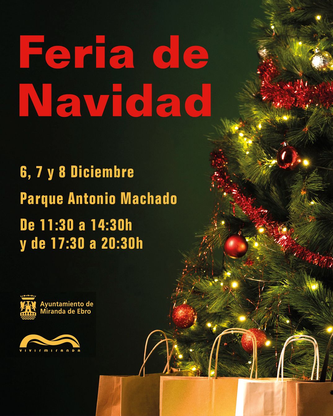 La Feria de Navidad se amplía a tres días y contará con conciertos y actividades infantiles